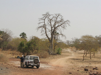 The Gambia inland