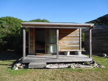 Our glorious accomodation on Kapiti Island