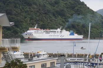 Picton and the Interislander ferry
