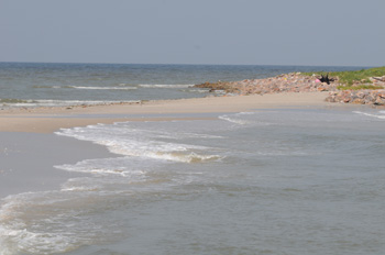 Part of the spit at Laem Pak Bia