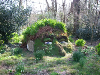 Another living sculpture at Heligan - Giant's Head