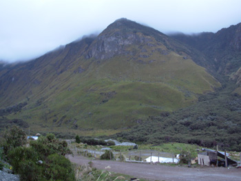 View near Papallacta Pass