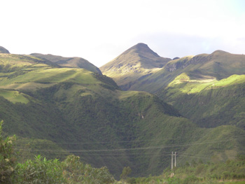Scenery near San Jorge de Tandayapy Hummingbird Reserve