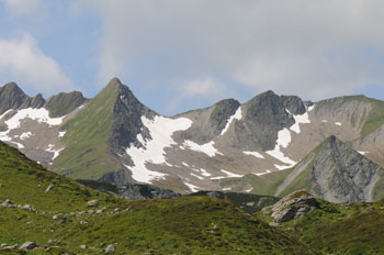 Impressive scenery around Col de la Colombière