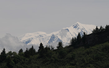 Mont Blanc from Col de l'Arpettaz 