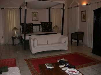 Luxury garden suite bedroom