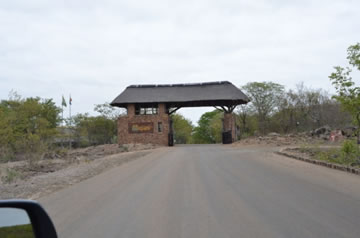 Mopani Camp gates