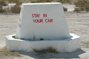 Etosha isn't a place to roam freely