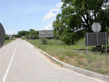 Namibia - Botswana border crossing