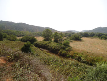 Ribeira de Aljezur on the road to Praia Amoreira