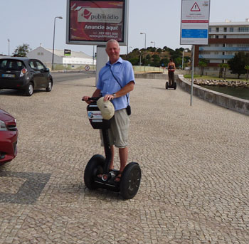 Segway machines at Lagos - possibly the best way to travel!