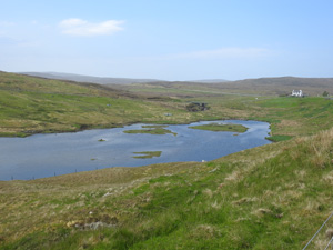 Loch near Laxo on east coast