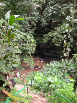 Path down to Dunstan Cave