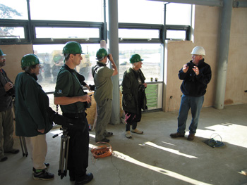 Inside Saltholme visitor centre